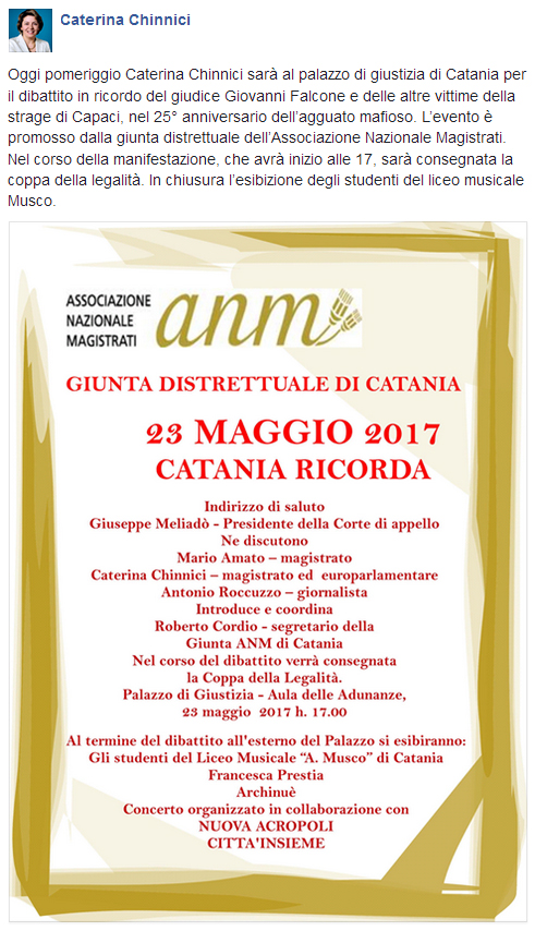 23 maggio CT